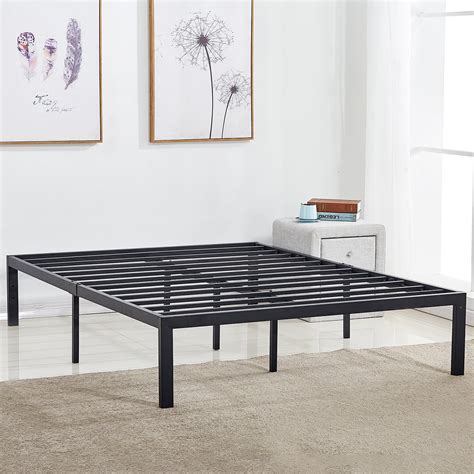 queen metal bed frame for box spring|queen size box frame dimensions.